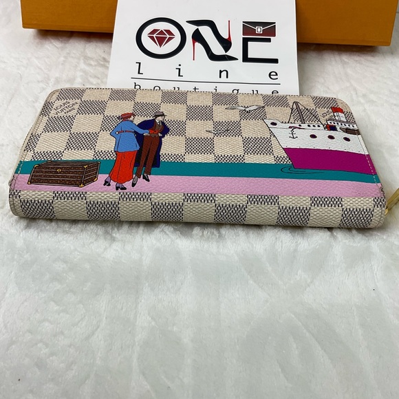 🔥💙LV Voyager Trunk Damier Azur Zippy Wallet 🔥💙 - Picture 6 of 10